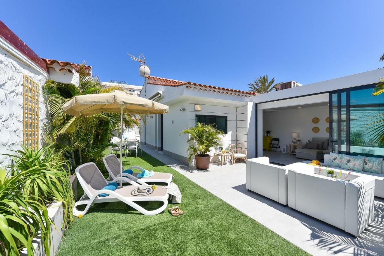 Cozy Bungalow For 6 In Playa Del Ingles Gd04 By Villagrancanaria Exterior photo